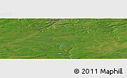 Satellite Panoramic Map of the area around 61° 19' 16" N, 117° 22' 30" E