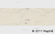 Shaded Relief Panoramic Map of the area around 61° 19' 16" N, 117° 22' 30" E