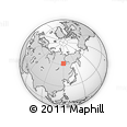 Outline Map of the Area around 61° 19' 16" N, 119° 55' 30" E, rectangular outline