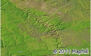 Satellite Map of the area around 61° 19' 16" N, 126° 43' 29" E