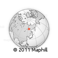 Outline Map of the Area around 61° 19' 16" N, 127° 34' 30" E, rectangular outline