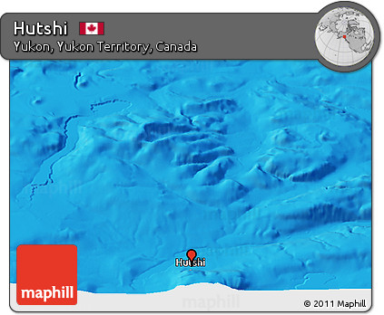 Political Panoramic Map of Hutshi