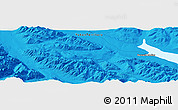 Political Panoramic Map of Burwash Landing