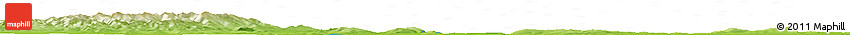 Physical Horizon Map of the Area around 61° 19' 16" N, 157° 10' 30" W