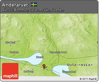 Physical 3D Map of Änderarvet