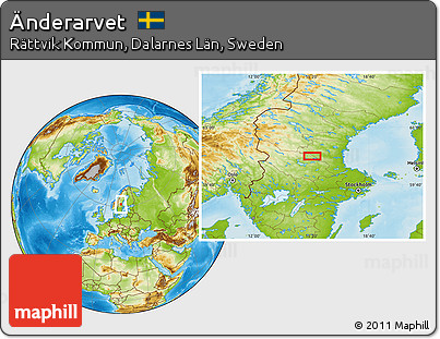 Physical Location Map of Änderarvet