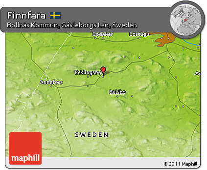 Physical 3D Map of Finnfara