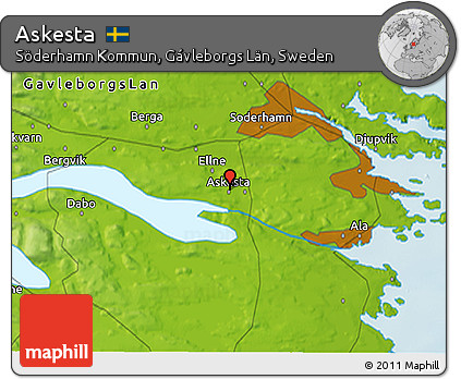 Physical 3D Map of Askesta