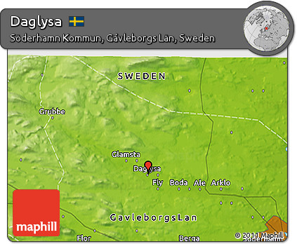 Physical 3D Map of Daglysa