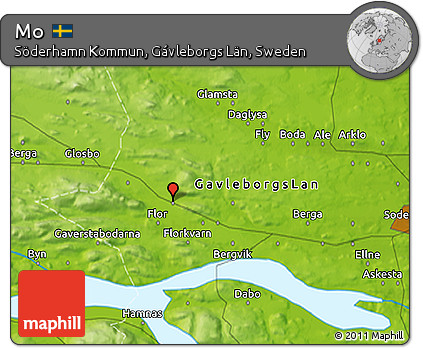 Physical 3D Map of Mo
