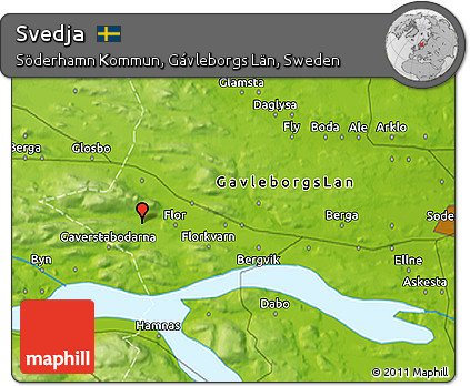 Physical 3D Map of Svedja