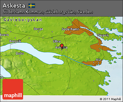 Physical 3D Map of Askesta