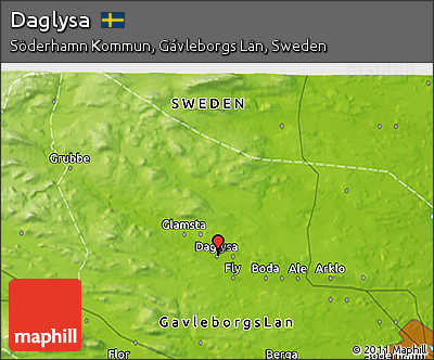 Physical 3D Map of Daglysa