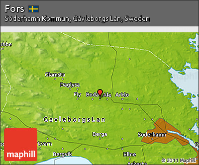 Physical 3D Map of Fors