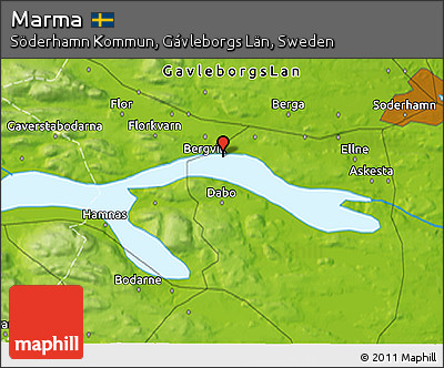 Physical 3D Map of Marma