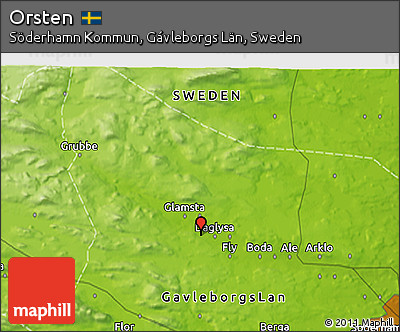 Physical 3D Map of Orsten