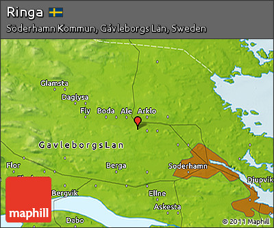 Physical 3D Map of Ringa