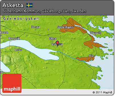 Physical 3D Map of Askesta