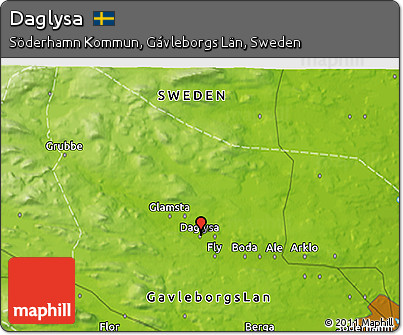 Physical 3D Map of Daglysa