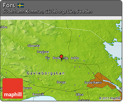 Physical 3D Map of Fors
