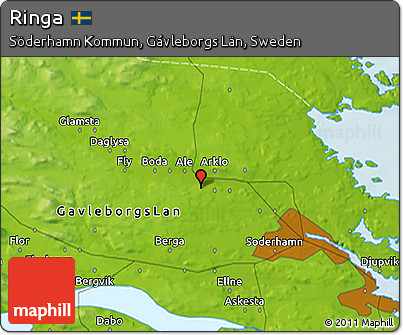 Physical 3D Map of Ringa