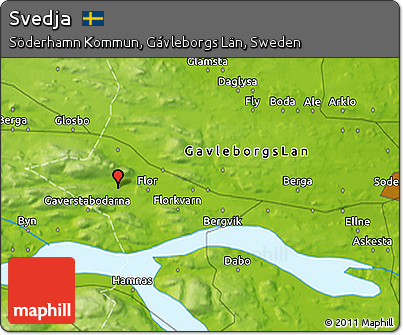 Physical 3D Map of Svedja