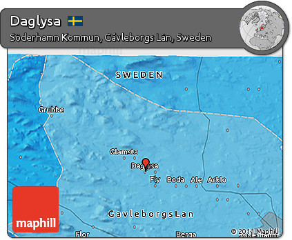 Political 3D Map of Daglysa