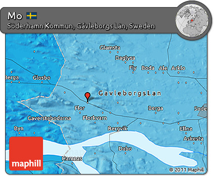 Political 3D Map of Mo