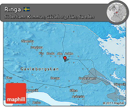 Political 3D Map of Ringa