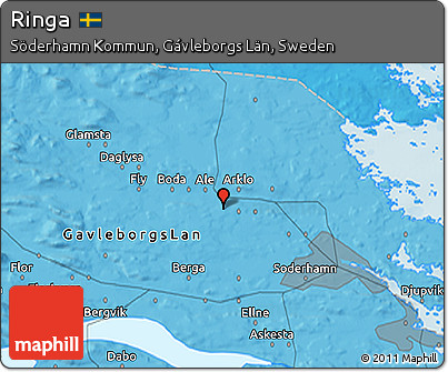 Political 3D Map of Ringa