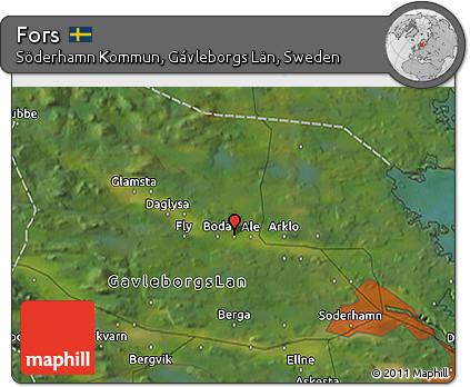 Satellite 3D Map of Fors