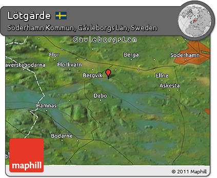 Satellite 3D Map of Lötgärde