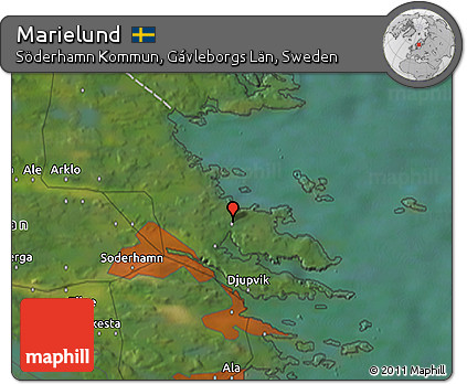 Satellite 3D Map of Marielund