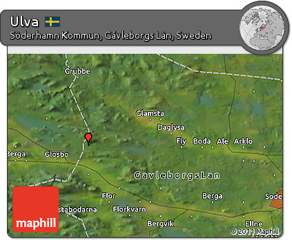 Satellite 3D Map of Ulva