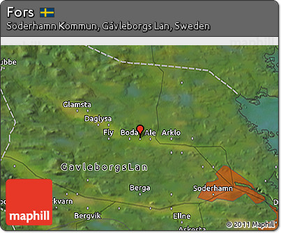 Satellite 3D Map of Fors