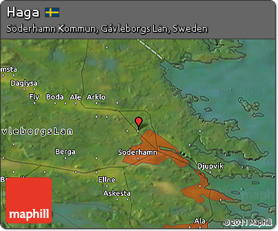 Satellite 3D Map of Haga
