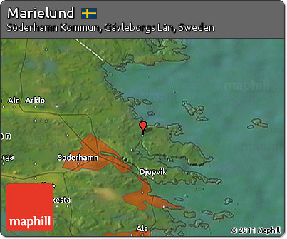 Satellite 3D Map of Marielund