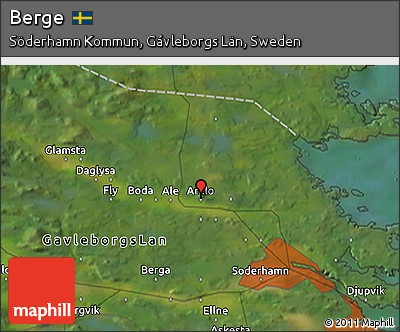 Satellite 3D Map of Berge