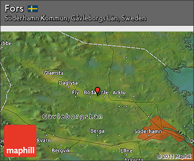Satellite 3D Map of Fors