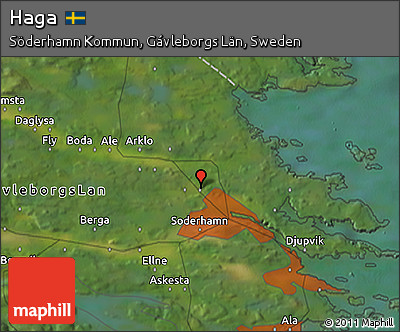 Satellite 3D Map of Haga