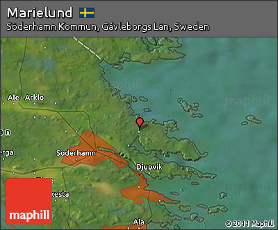 Satellite 3D Map of Marielund