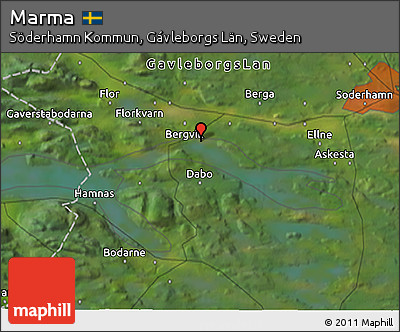 Satellite 3D Map of Marma