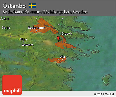 Satellite 3D Map of Östanbo