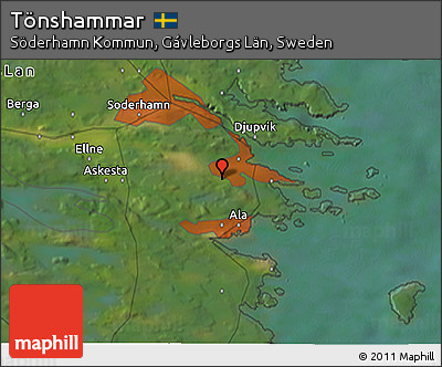 Satellite 3D Map of Tönshammar