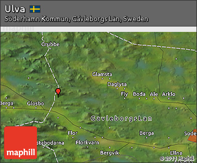 Satellite 3D Map of Ulva