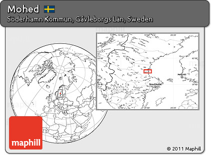 Blank Location Map of Mohed