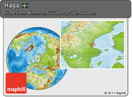 Physical Location Map of Haga