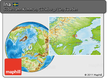 Physical Location Map of Ina