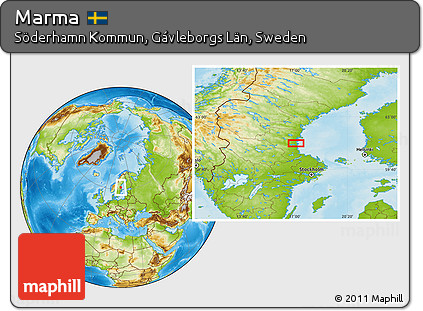 Physical Location Map of Marma