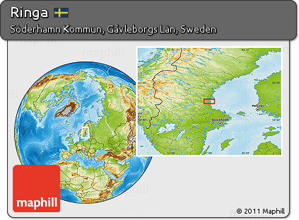 Physical Location Map of Ringa